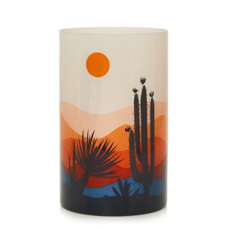 Candle Holders | Desert Sun Glass Holder Accessories Candle Holders