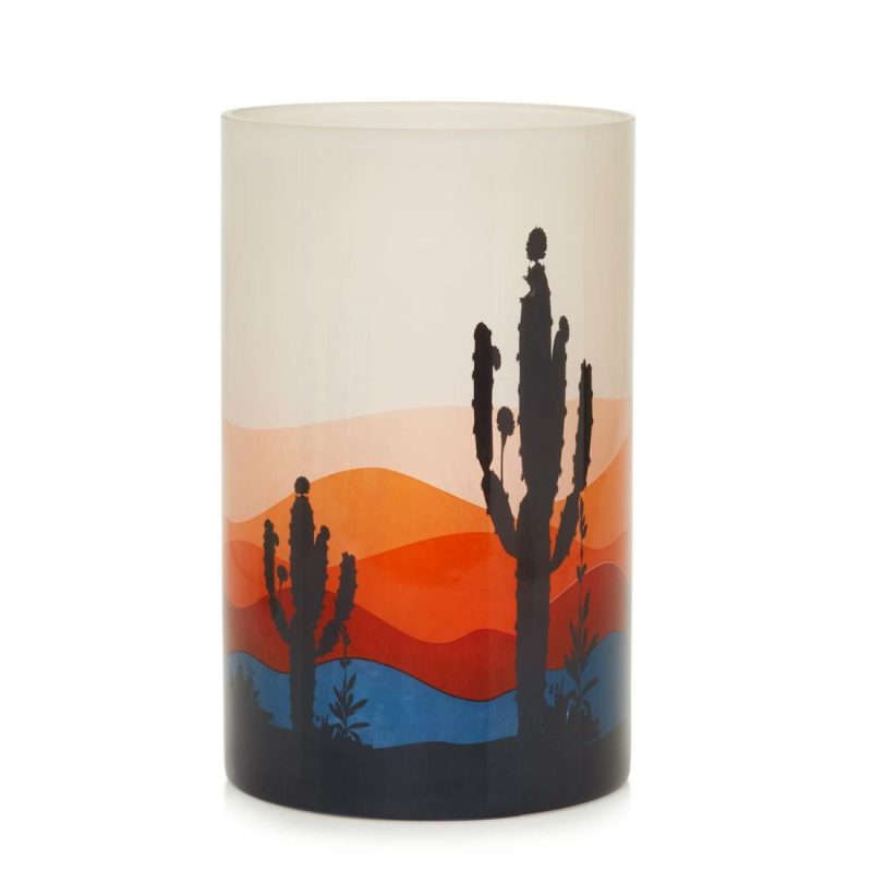 Candle Holders | Desert Sun Glass Holder Accessories Candle Holders