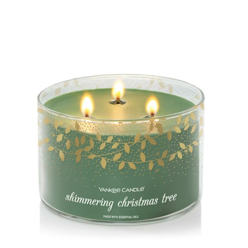 3-Wick Candles | Shimmering Christmas Tree 3-Wick Candles 3-Wick Candles