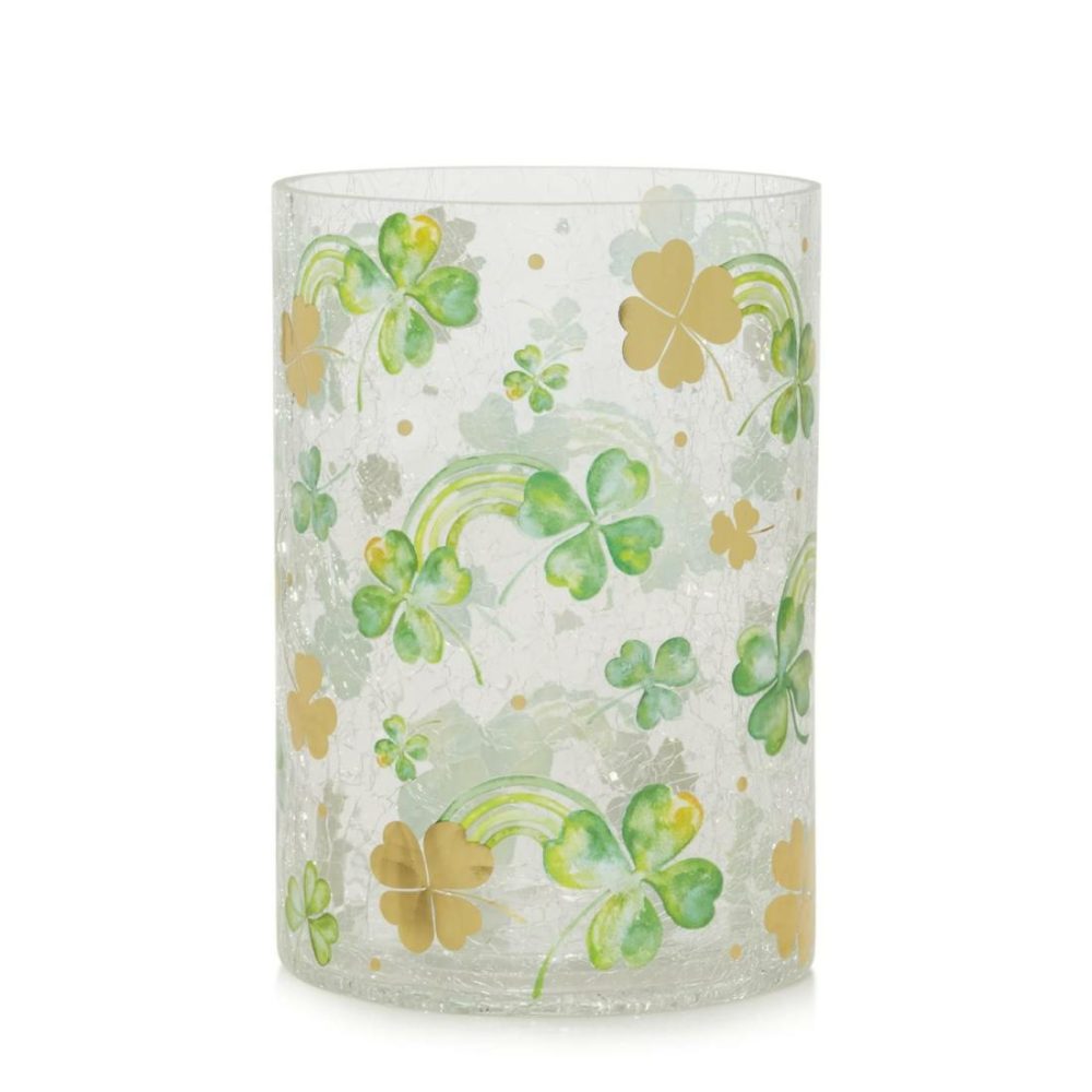 Candle Holders | Shamrocks Glass Holder Accessories Candle Holders