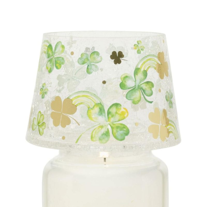 Candle Shades & Toppers | Shamrocks Glass Shade Accessories Candle Shades & Toppers