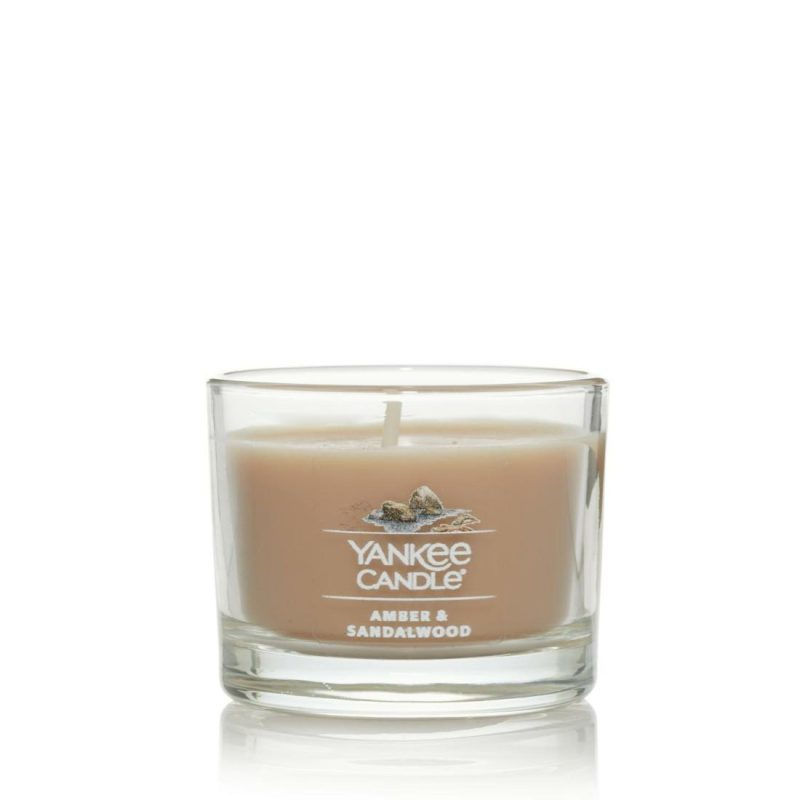 Mini Candles | Amber & Sandalwood Candles Mini Candles