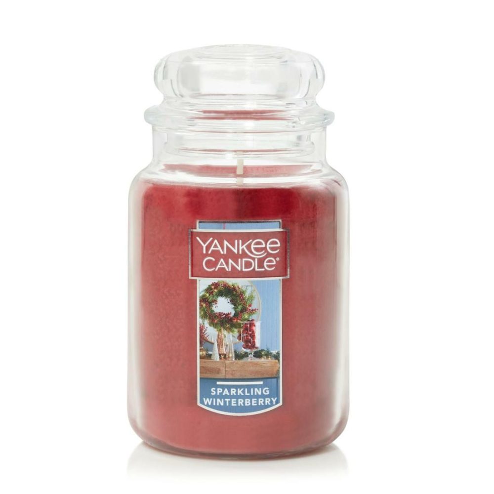 Original Jar Candles | Sparkling Winterberry Candles Original Jar Candles