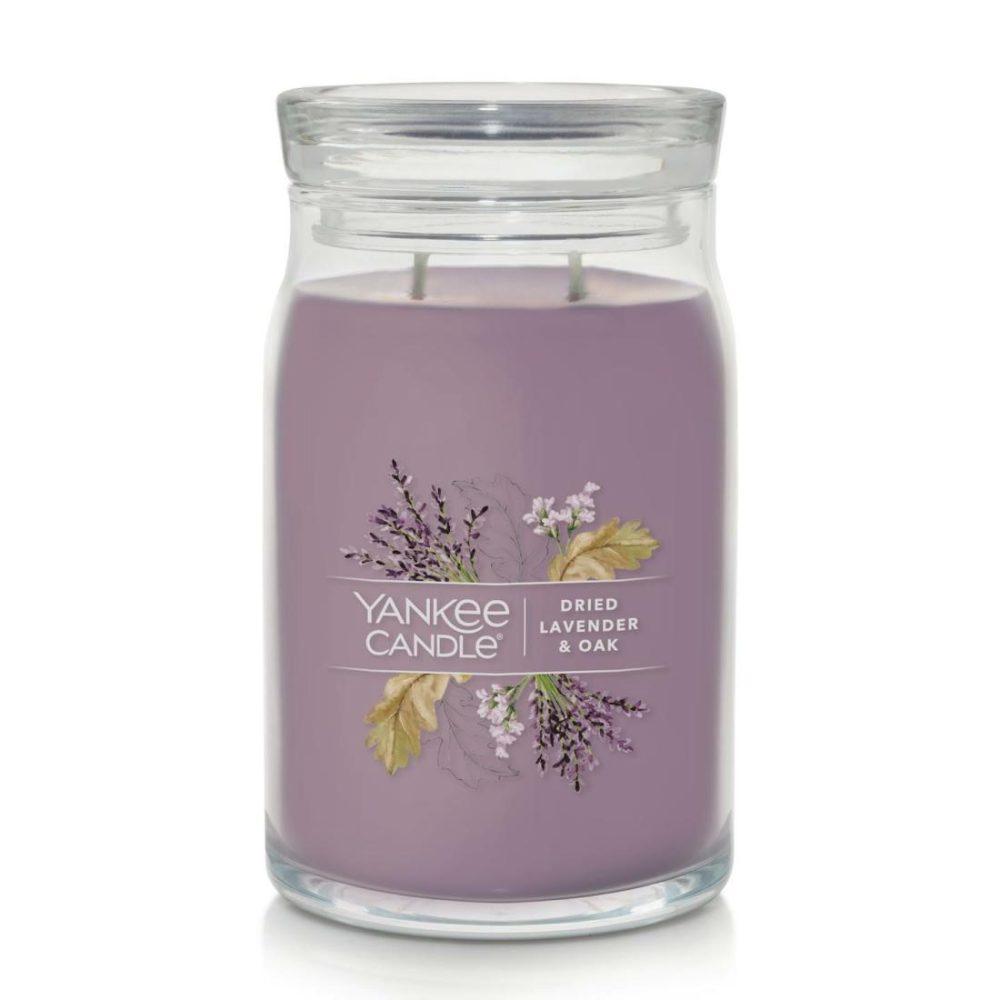 Signature Candles | Dried Lavender & Oak​ Candles Signature Candles