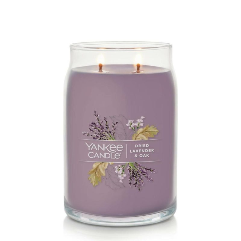 Signature Candles | Dried Lavender & Oak​ Candles Signature Candles