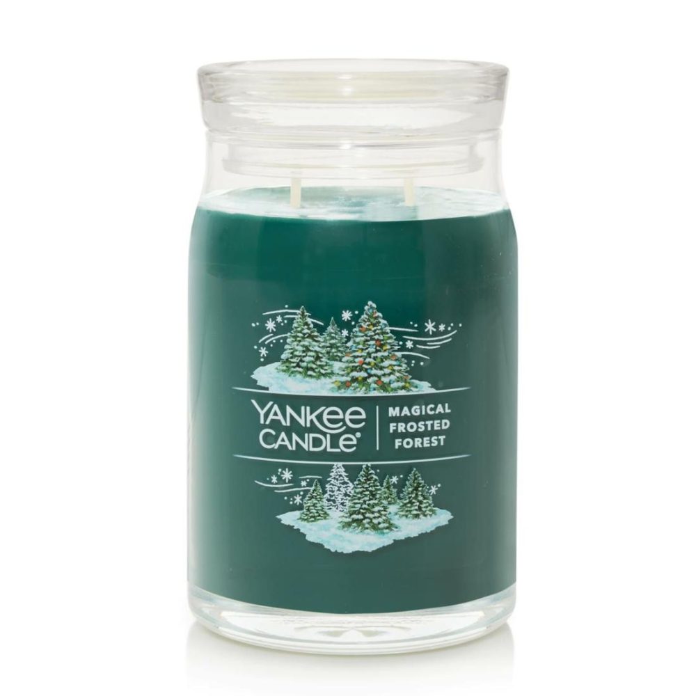 Signature Candles | Magical Frosted Forest Candles Signature Candles