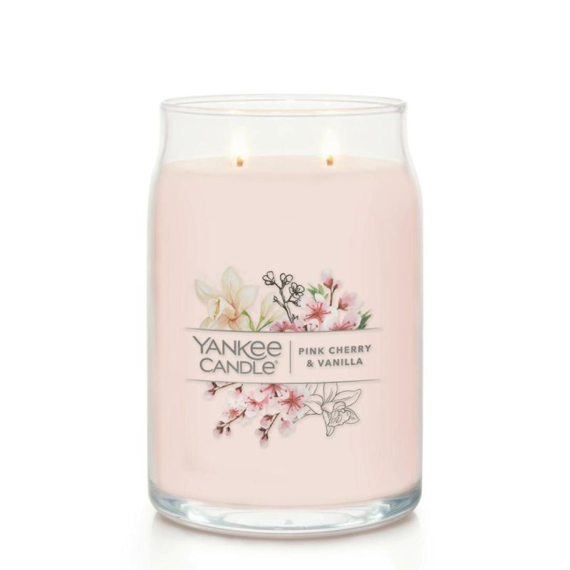 Signature Candles | Pink Cherry & Vanilla Candles Signature Candles