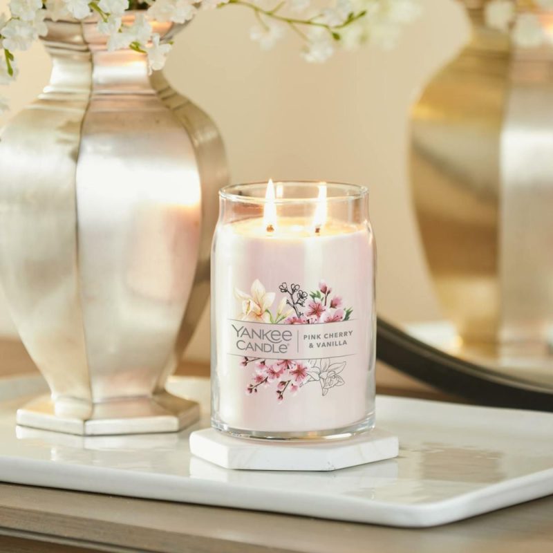 Signature Candles | Pink Cherry & Vanilla Candles Signature Candles