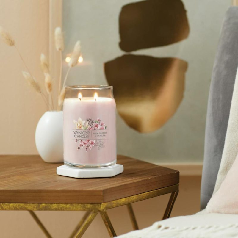 Signature Candles | Pink Cherry & Vanilla Candles Signature Candles