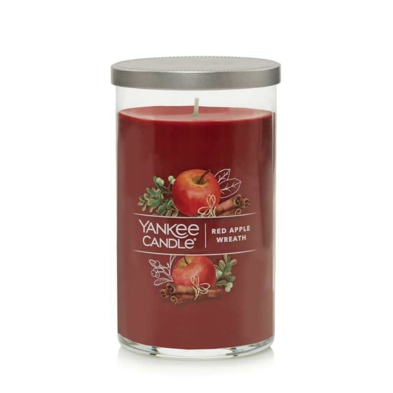 Signature Candles | Red Apple Wreath Candles Signature Candles