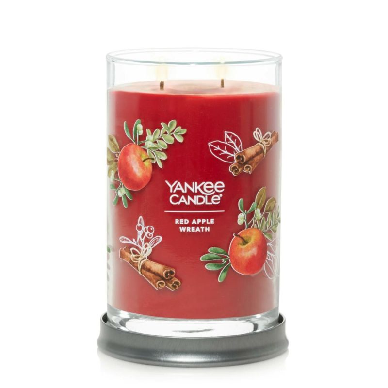 Signature Candles | Red Apple Wreath Candles Signature Candles