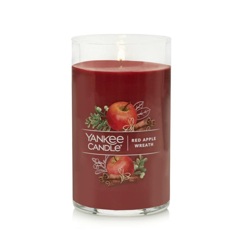 Signature Candles | Red Apple Wreath Candles Signature Candles