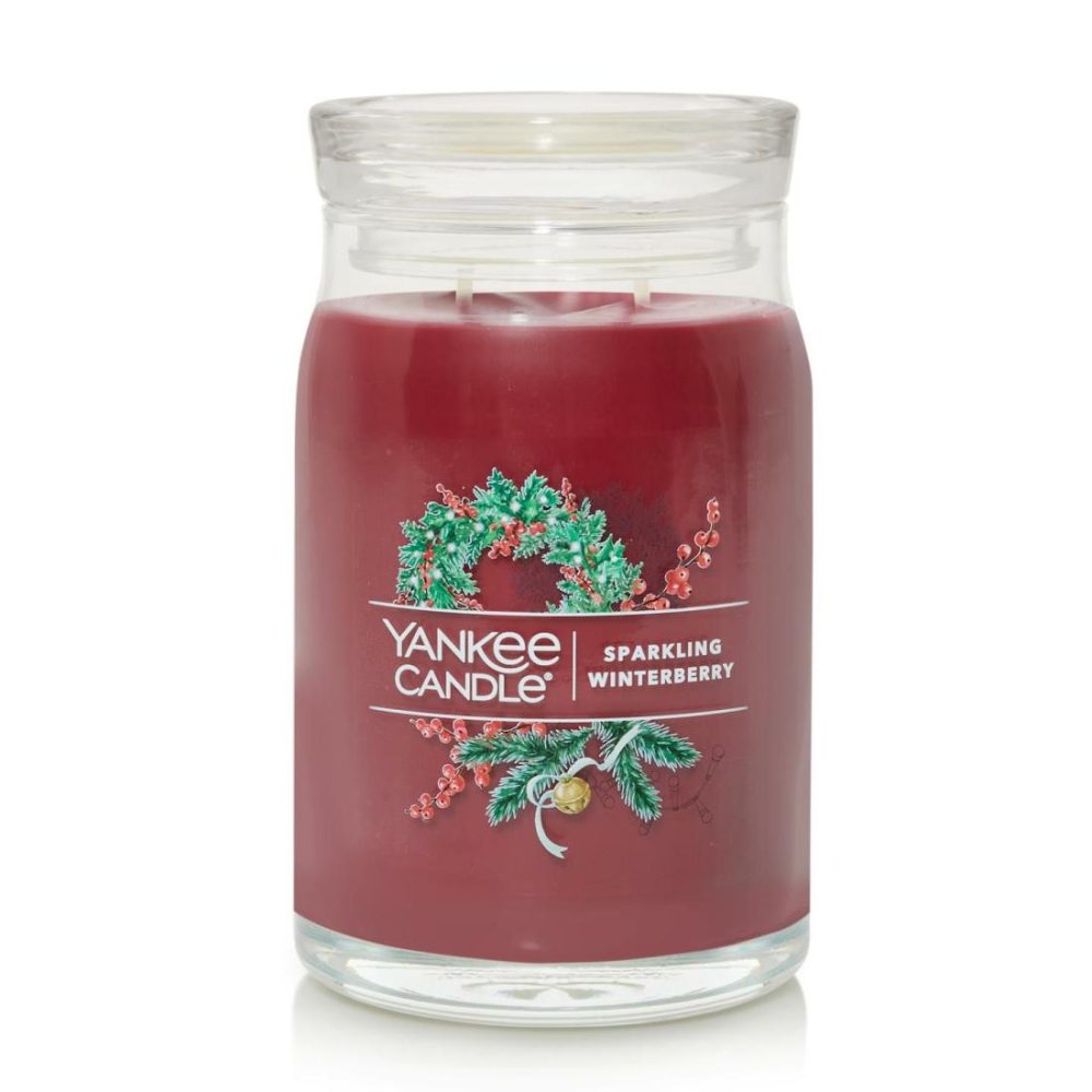 Signature Candles | Sparkling Winterberry Candles Signature Candles