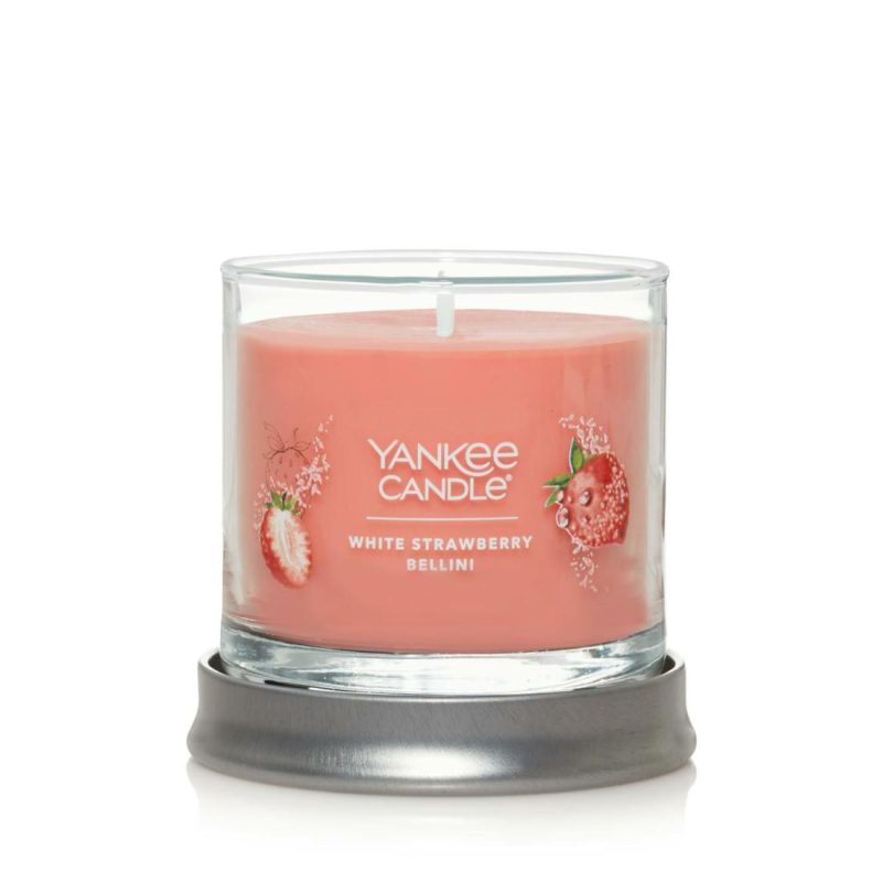 Signature Candles | White Strawberry Bellini Candles Signature Candles