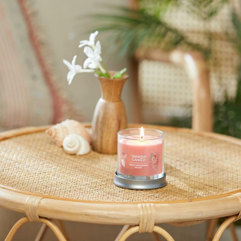 Signature Candles | White Strawberry Bellini Candles Signature Candles