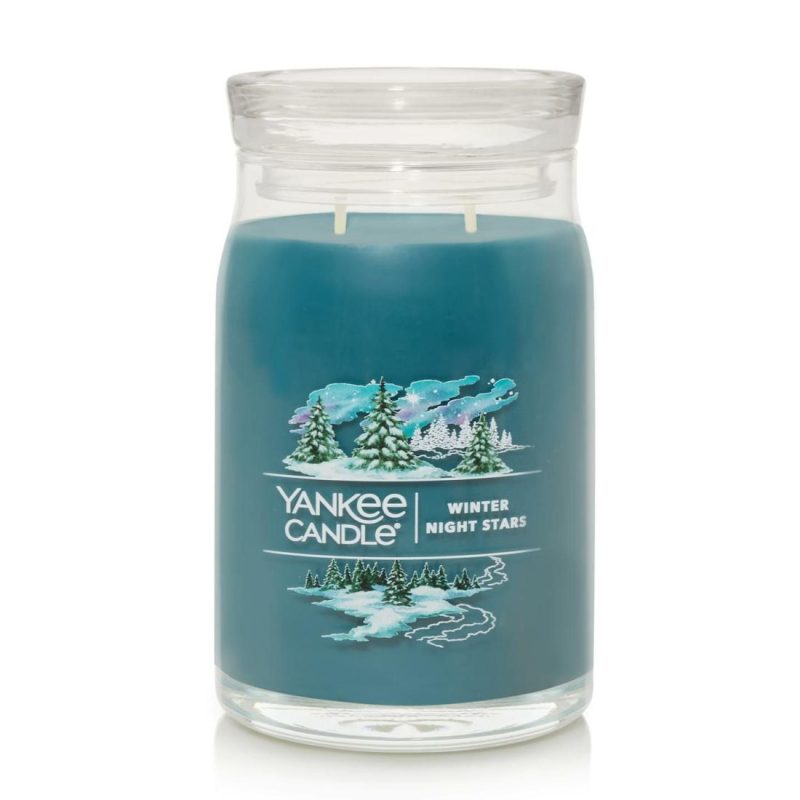 Signature Candles | Winter Night Stars Candles Signature Candles