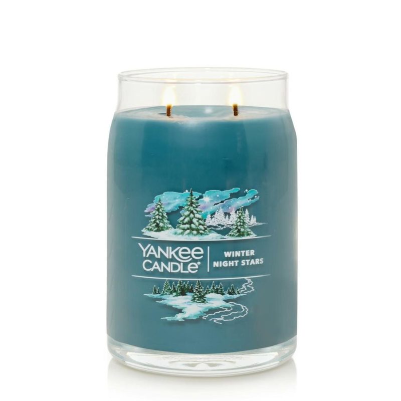 Signature Candles | Winter Night Stars Candles Signature Candles